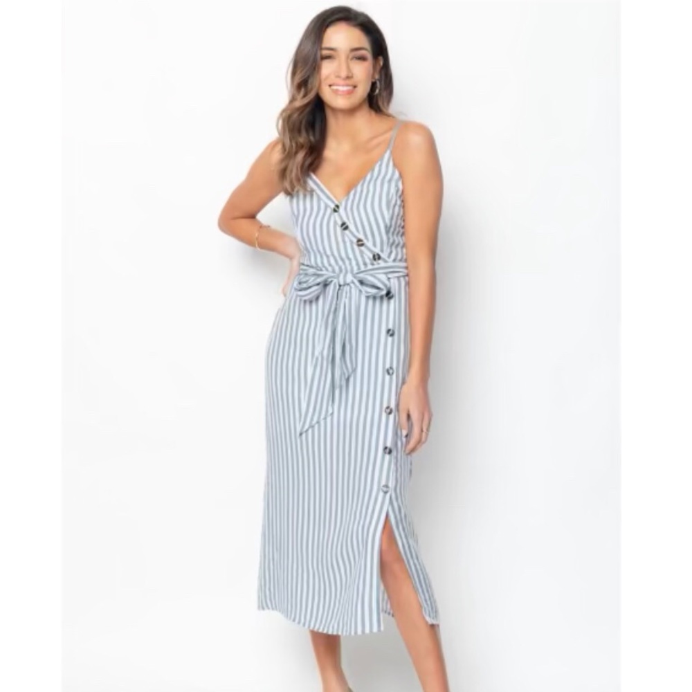 Blue stripe dress